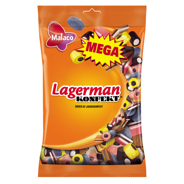Malaco Lagerman lakridskonfekt, Maxi 395g