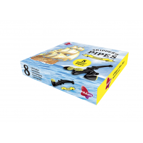 Malaco Lakridspiber Seasalt, 8 styks.