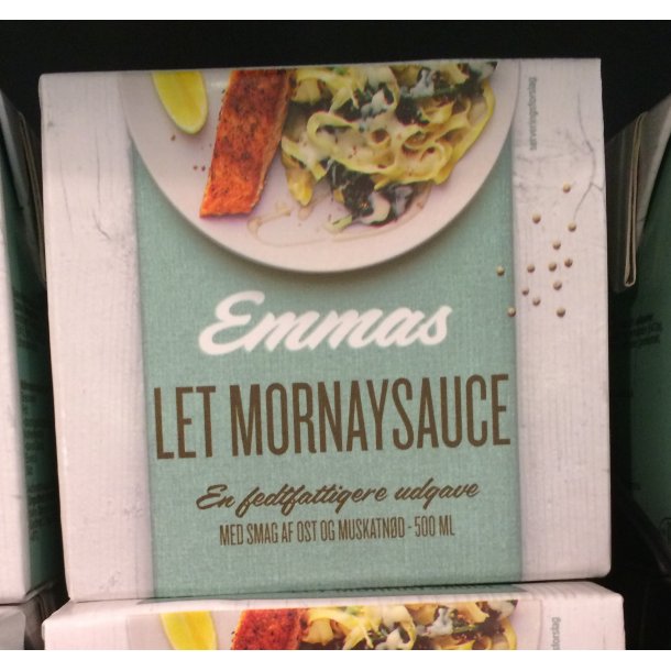 Mornay sauce Let 5% fra Emmas, 1/2 liter.