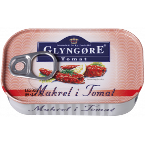 Makrel i tomat, Glyngre,(Mackerel in tomato) 2 dser