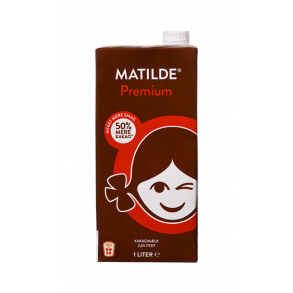 Mathilde Premium kakaomlk, 50% mere kakao, 1l.