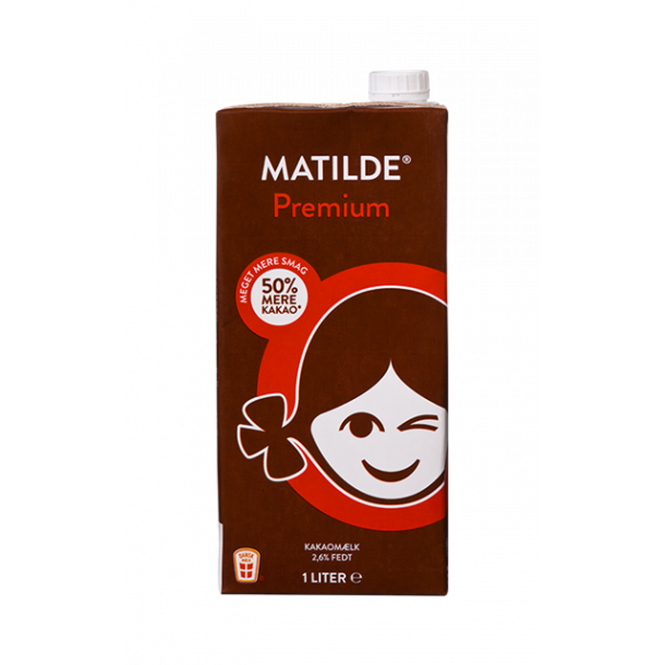 Mathilde Premium kakaomlk, 50% mere kakao, 1l.