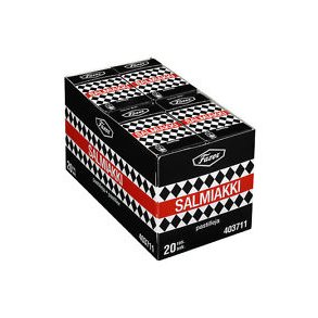 Fazer Salmiakki i kasse, 20 stk.