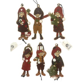 Nisse til ophng (metal). 1stk. Assorterede varianter. 