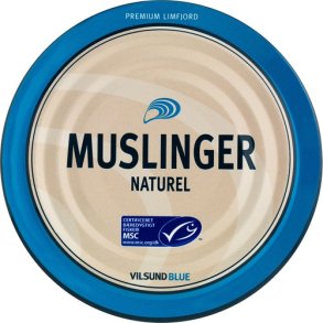 Muslinger naturel fra Vilsund. 200g