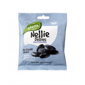Nellie Dellies Salty Liquorice, sukkerfri, 90 gram