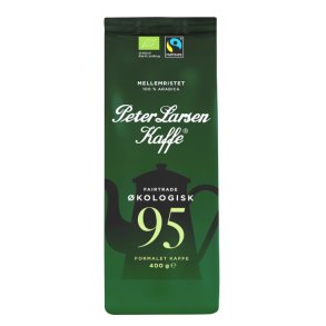 Peter Larsen formalet Kaffe nr. 95. kologisk og fairtrade. 400g