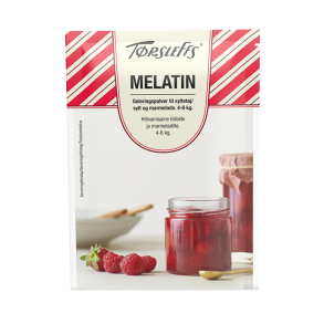 Trsleffs geleringspulver til marmelade 25g, Rd Melatin. 