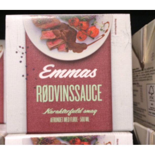 Rdvins Sauce fra Emmas, 1/2 liter.