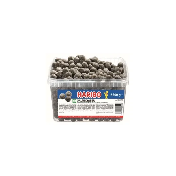 Haribo saltbomber, 2,3 kg.