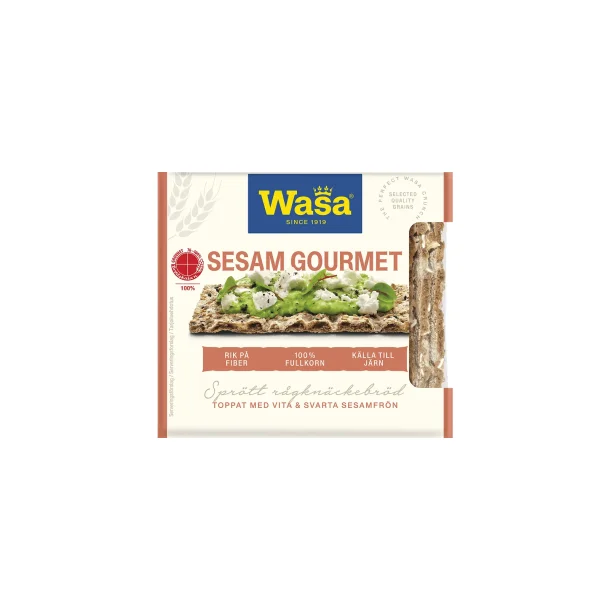 Wasa kn�kbr�d Gourmet sesam, 220g
