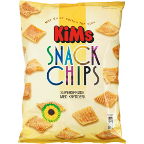 Kims Snack Chips Gul, 160g