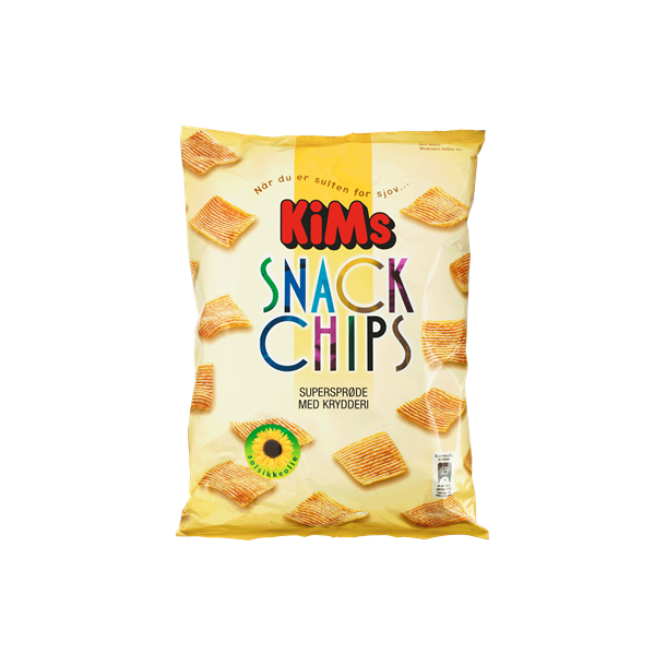 Kims Snack Chips Gul, 165g