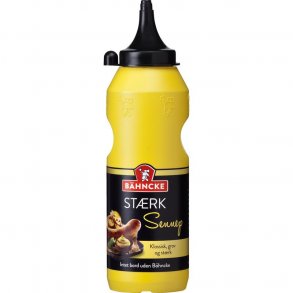 Strk sennep fra Bhncke 380 gram