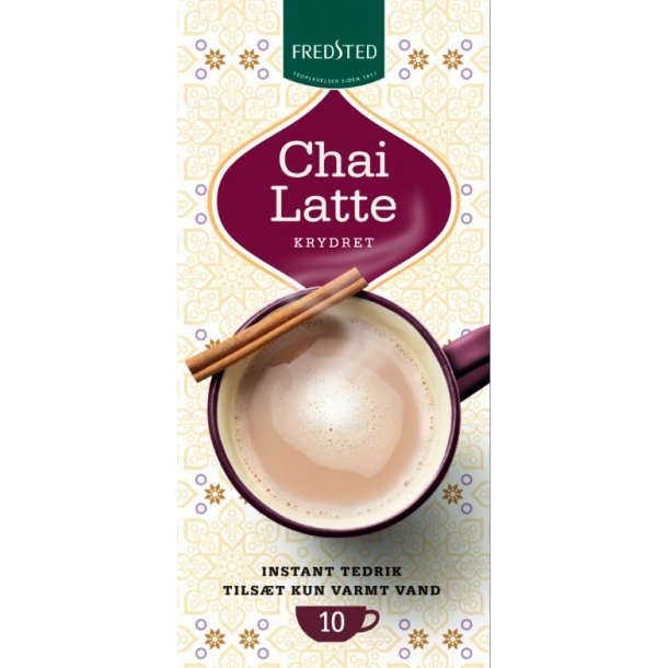 Fredsted Chai Latte Krydret, 208 gram