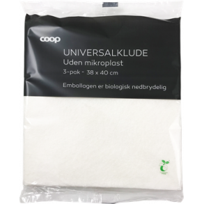 Universalklude uden mikroplast, 3 styks