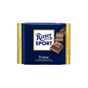 Ritter Sport med nougat ( praline ), 100 gram