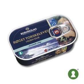 Torskelever rget i egen olie Bornholms, 120 gram